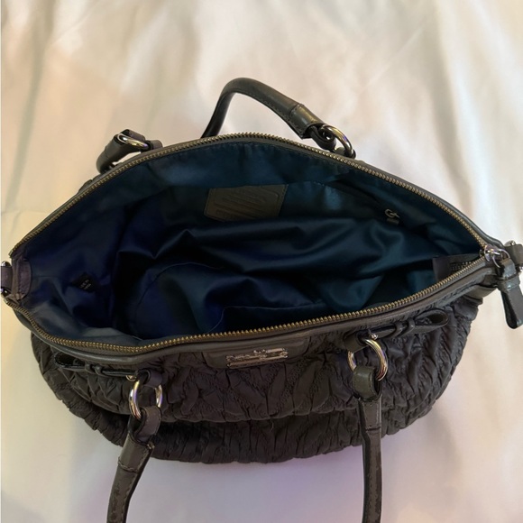 Coach Black Quilted Shoulder Bag with Metallic Accents - Picture 4 of 4